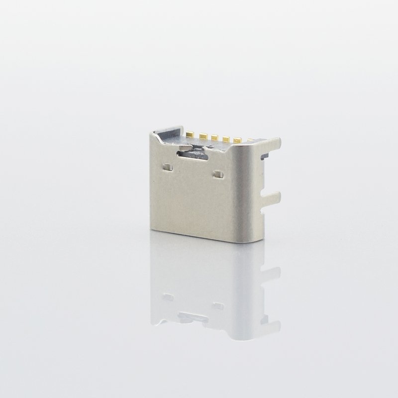 DIP type c USB 2.0 female usb socket connector charge with 6 pin usb connector type c