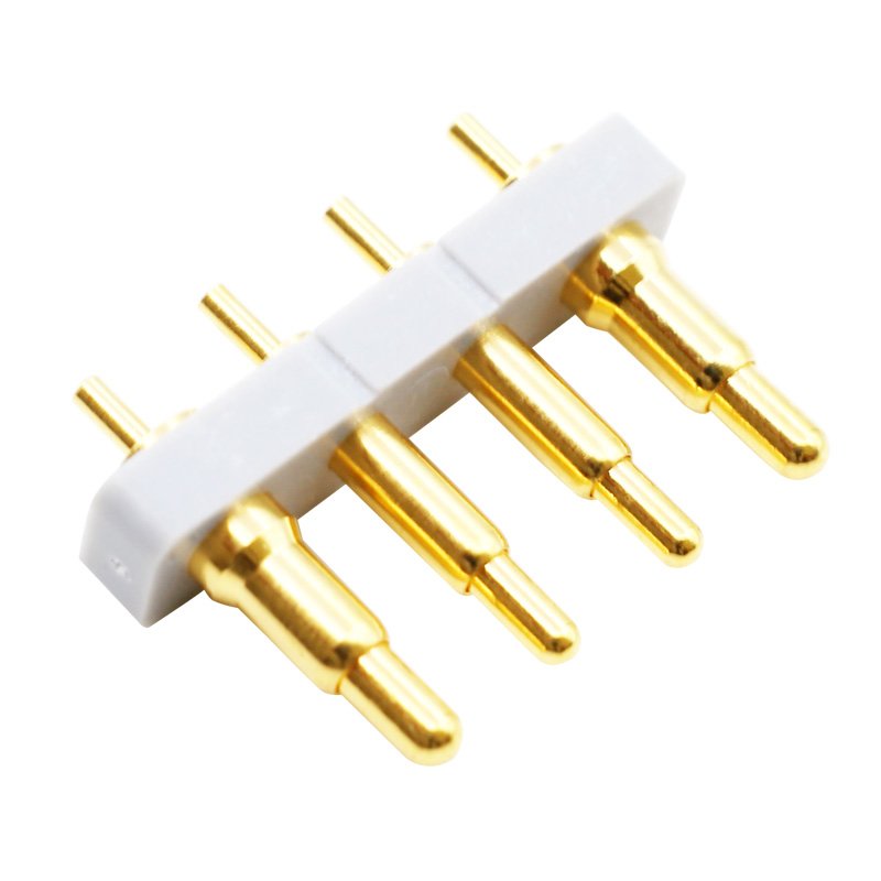 JBL Customized 6-Pin POGO Connector Yellow 16 Lights Magnetically Spring-Loaded Male Female Power Applications ROHS Compliant