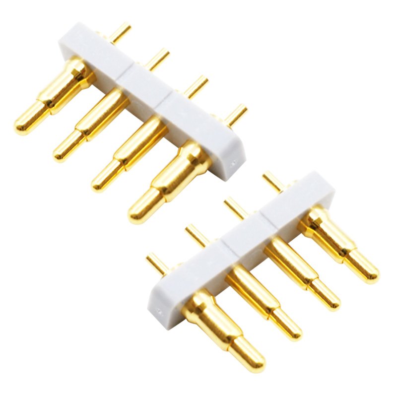 JBL Customized 6-Pin POGO Connector Yellow 16 Lights Magnetically Spring-Loaded Male Female Power Applications ROHS Compliant