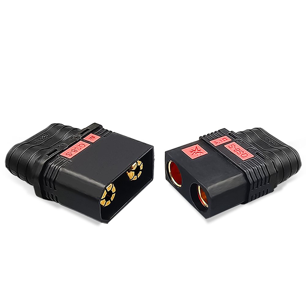 Custom Anti Spark QS8 Male to XT90 Female Adapter QS8 to XT60 Banana Plug High Current QS8S QS8-S to EC5 Connector Cable