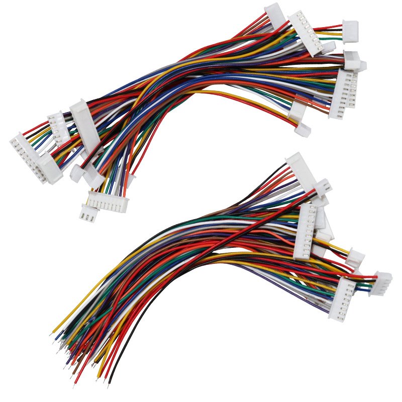 Right Angle JST XH 2.54MM Socket 90 Degree JST XH 2.5MM Pitch 2 3 4 5 6 7 8 Pin Wafer Connector For PCB