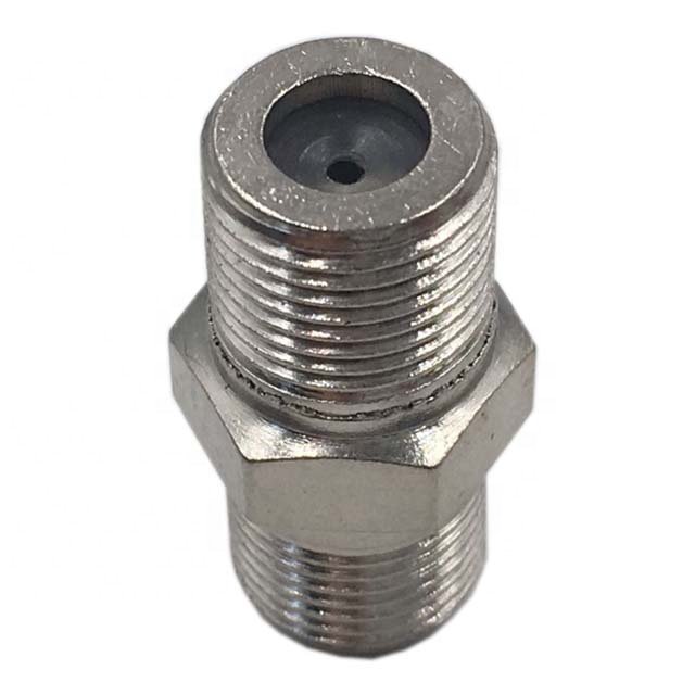 factory direct brass zinc F81 female to female RF coaxial female F jack connector
