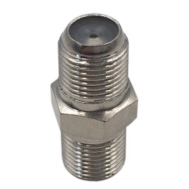 factory direct brass zinc F81 female to female RF coaxial female F jack connector