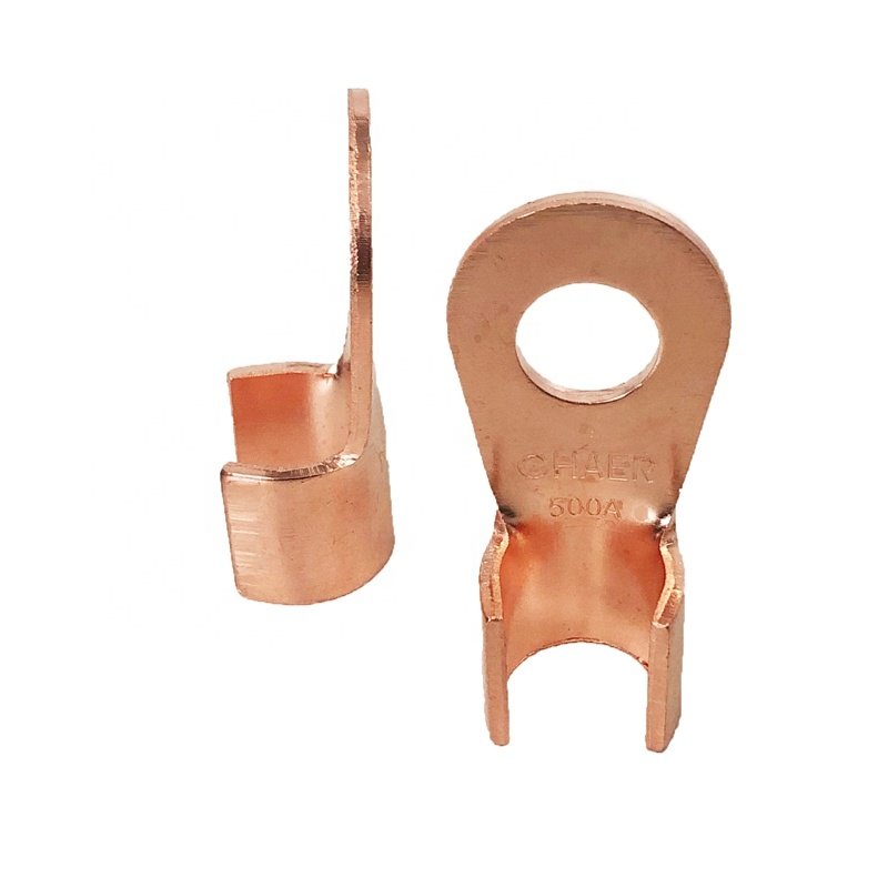 Chaer red copper open tip cable connector terminals ot-20A electrical terminal battery terminals