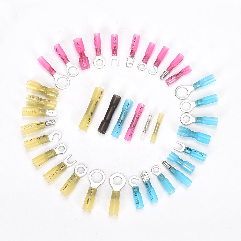 Crimp cable lugs shoes eye types auto wire connectors ring crimp terminals