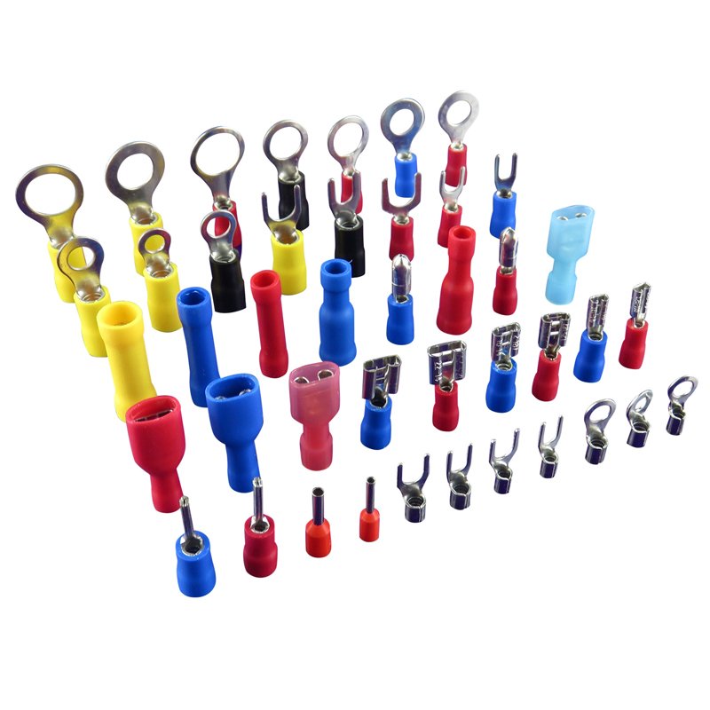 Crimp cable lugs shoes eye types auto wire connectors ring crimp terminals
