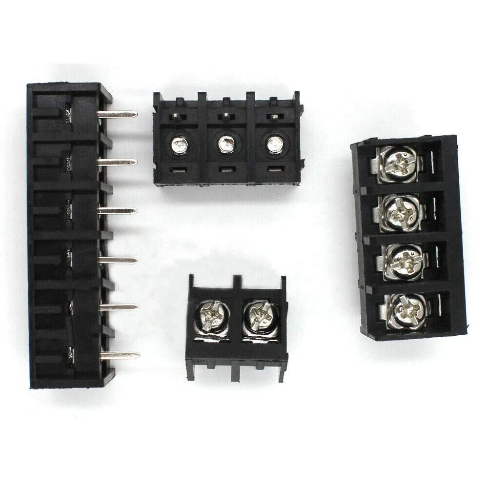 HB9500 electric 9.5mm pcb feed through barrier strip brass terminal block wire connector