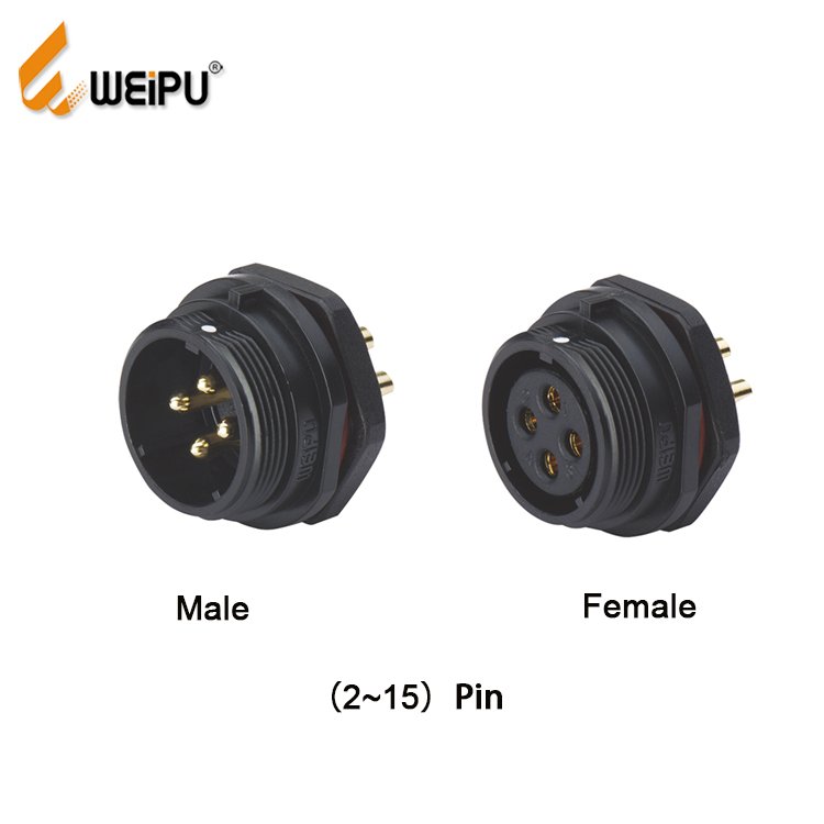 attractive Weipu male female socket industrial plug waterproof cable electrical connector