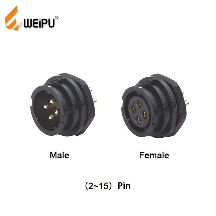 attractive Weipu male female socket industrial plug waterproof cable electrical connector