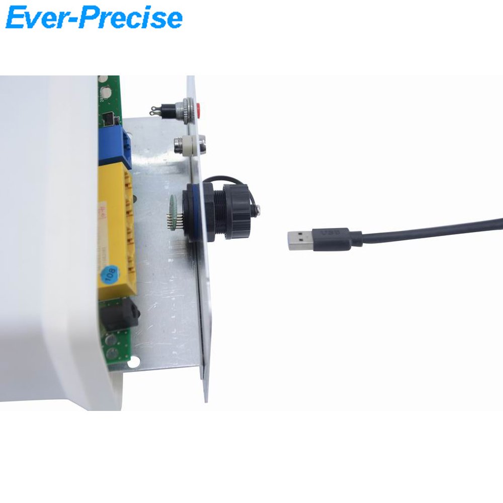 IP67 USB Connector Panel Mount M20 USB 3.0 Waterproof Connector A Female to Solder Pins Coupler with dust cover