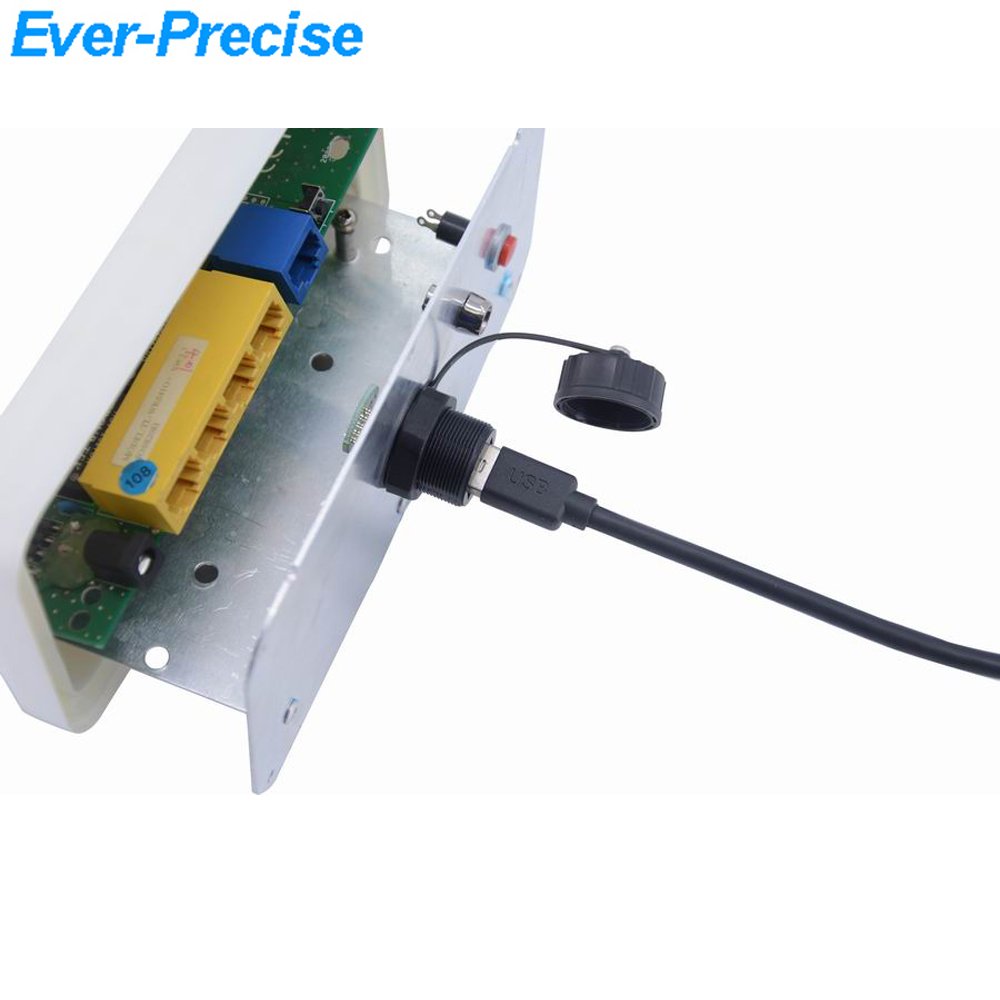 IP67 USB Connector Panel Mount M20 USB 3.0 Waterproof Connector A Female to Solder Pins Coupler with dust cover