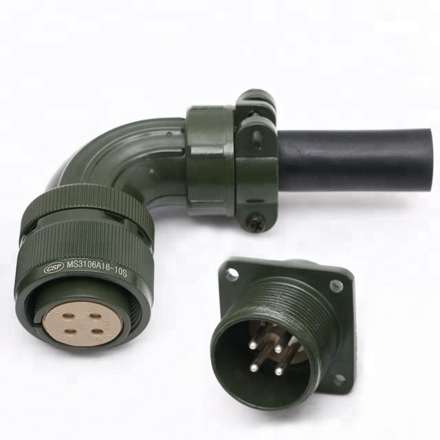MS 10 pin 18-1 cable connector Amphenol 97 series connector MIL-C-5015 standard aviation connector