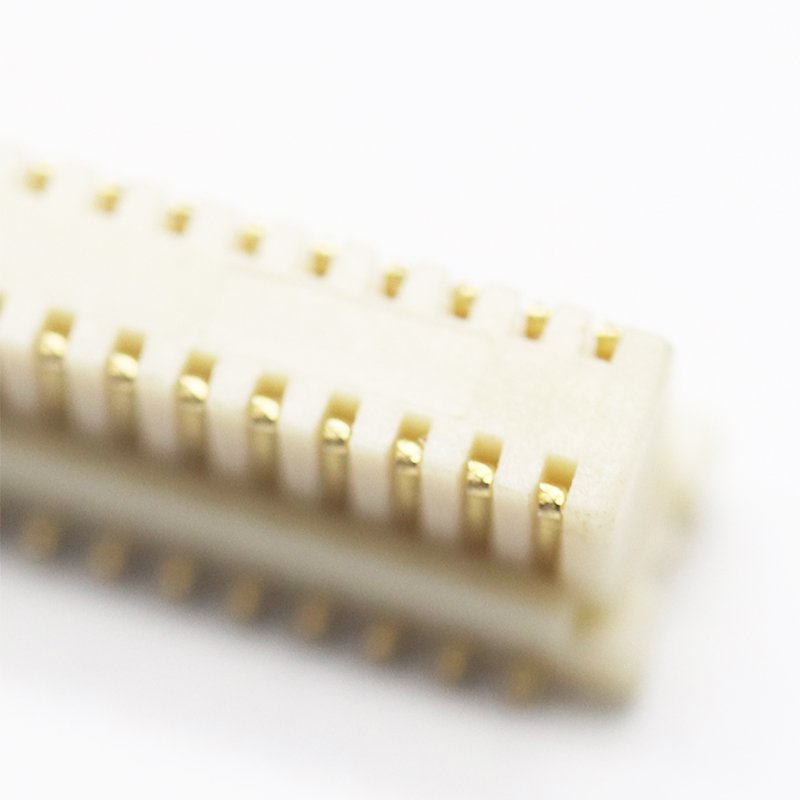 Hot sale BTB screwless waterproof connector 0.5 0.8 Pitch 08p~100p Wire To Board Side of the plug Board To Board connectors