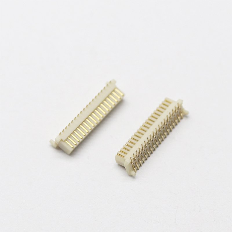 Hot sale BTB screwless waterproof connector 0.5 0.8 Pitch 08p~100p Wire To Board Side of the plug Board To Board connectors