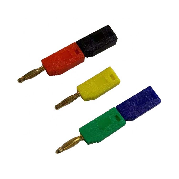 2mm vertical banana plug connector male green 2.0mm copper banana connector for speakers