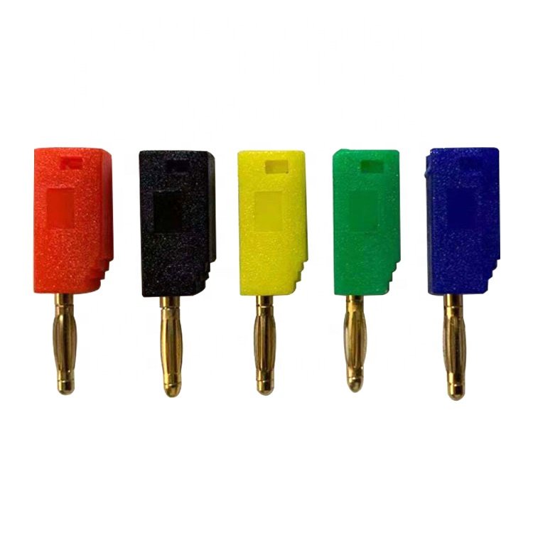 2mm vertical banana plug connector male green 2.0mm copper banana connector for speakers