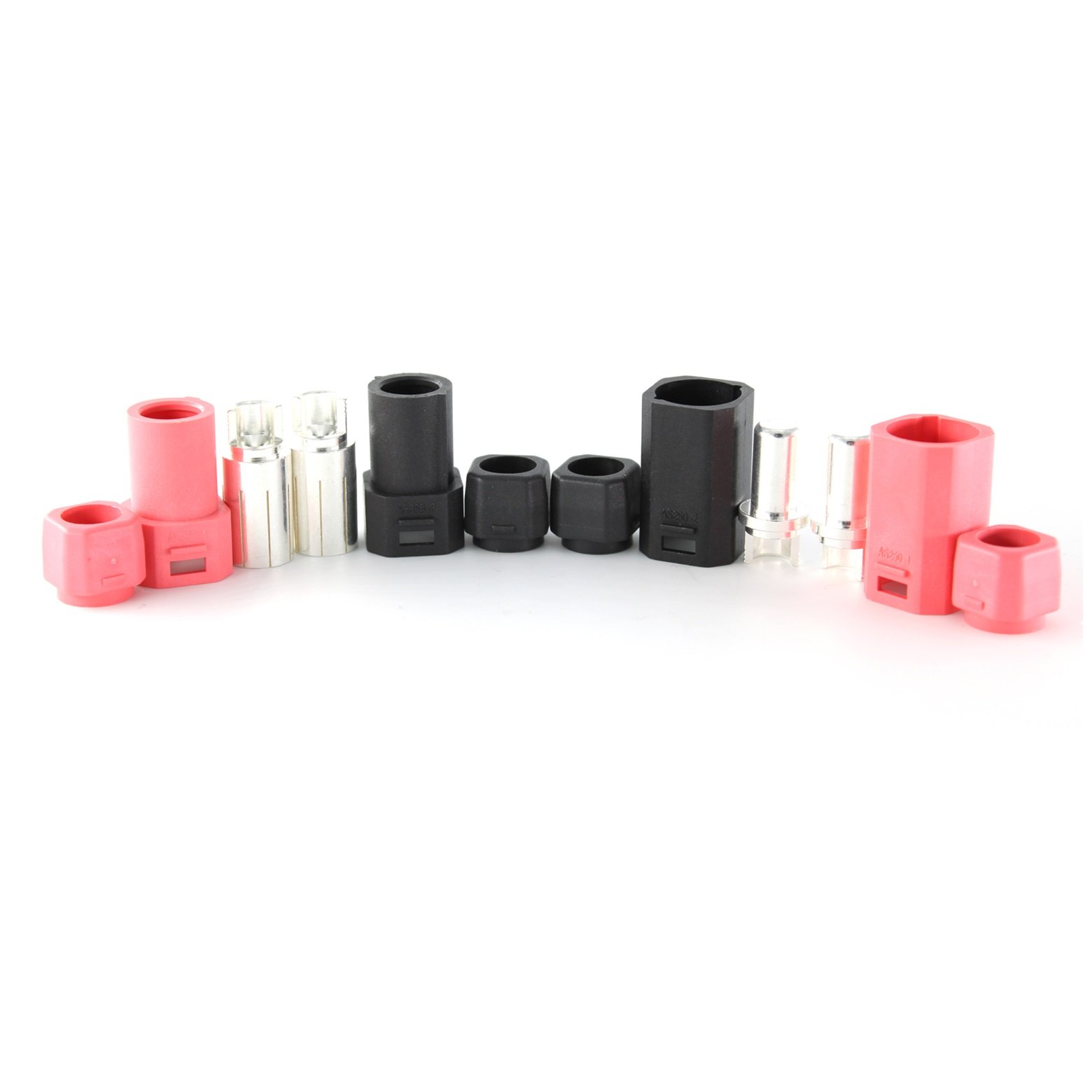 Amass 8mm SH8.0 connector with black red housing AS250 100A RC connectors