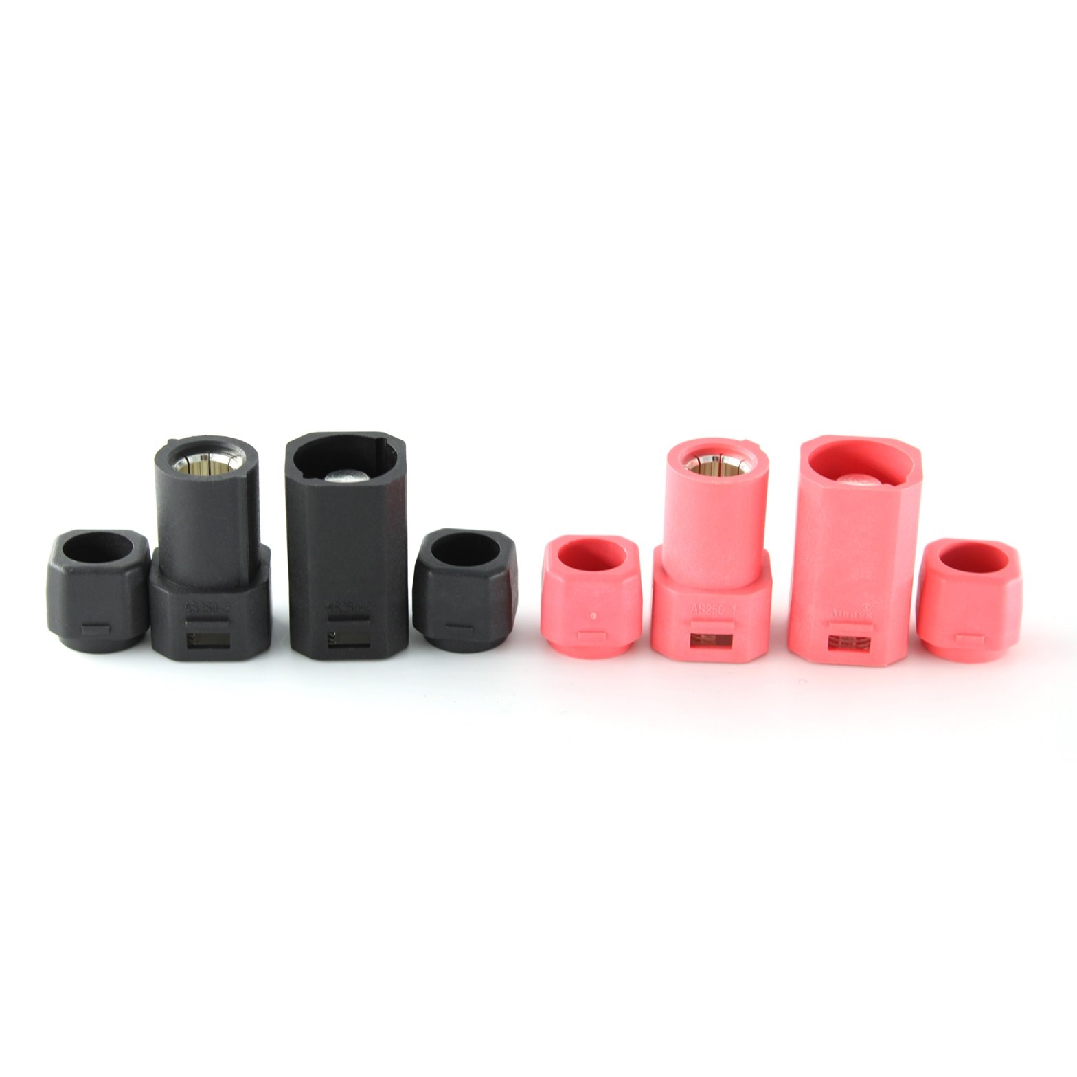 Amass 8mm SH8.0 connector with black red housing AS250 100A RC connectors