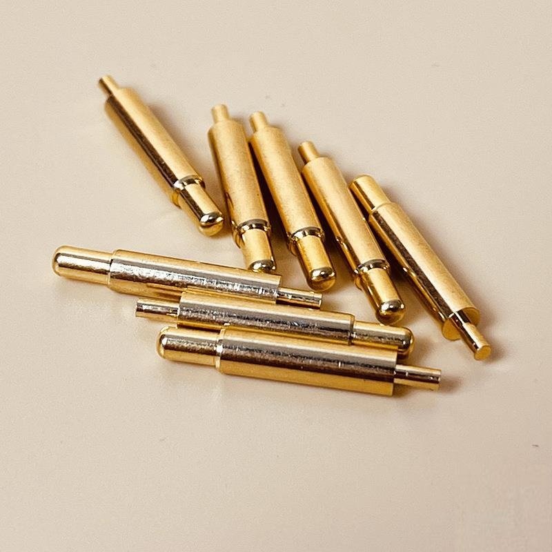 Terminal Pins Brass Gold Plated Smt Loaded spring Pogo Pin