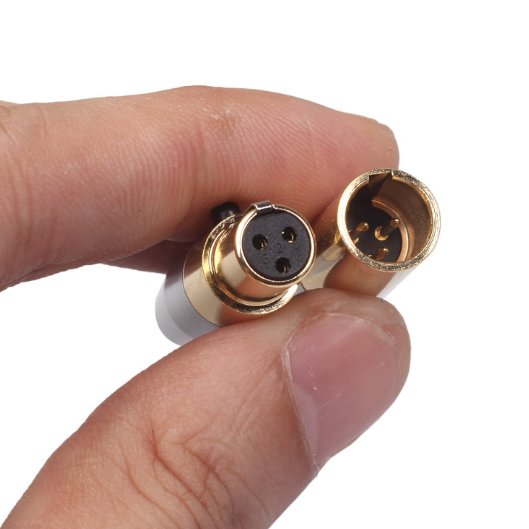 Mini 3PIN Male / Female Jack Mini XLR Audio Microphone Connector
