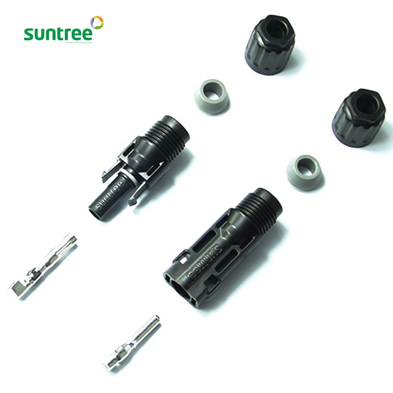 PV solar plug smc4 connector waterproof 4mm 6mm 10mm 2-1 3-1 4-1 1000v dc connector