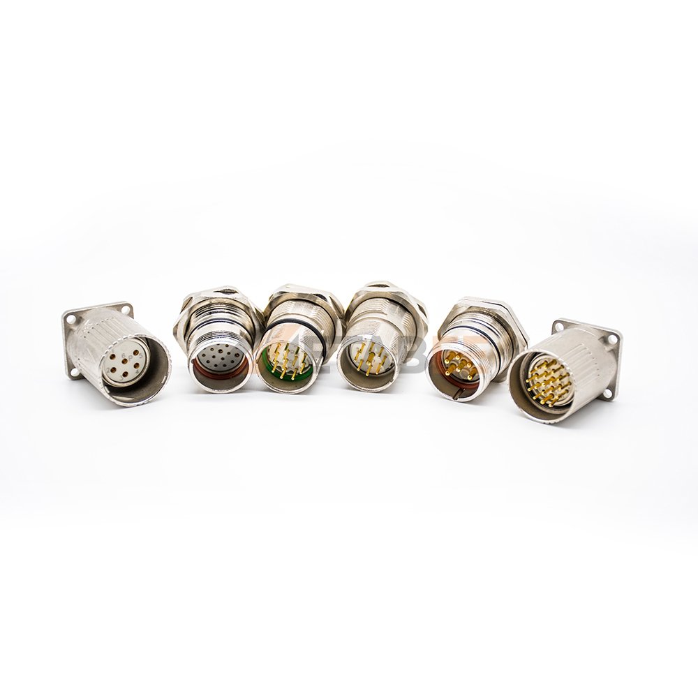 M23 623 923 Waterproof Servo Motor Encoder Connector 19Pin 6 7 8 9 12 16 17 19 26 Pin Male Female Aviation Circular Connectors