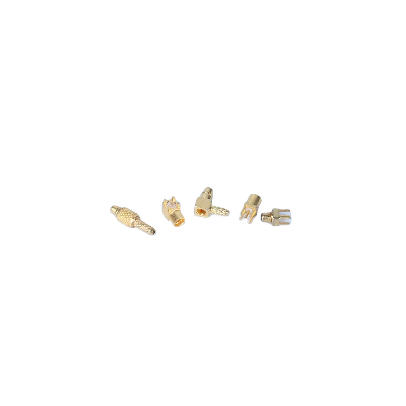 Nickel Plated Right Angle Square Solder PCB Mount RP-SMA Female Coaxial Connector