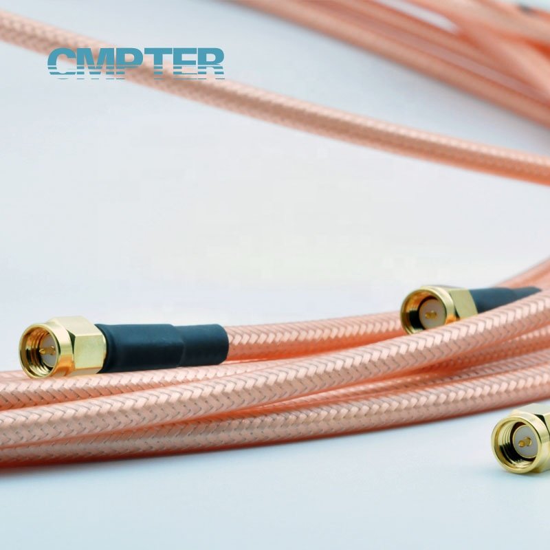 SMA male to SMA waterproof female connector crimp for RG316 cable