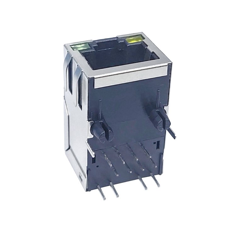 Integrated Magnetics RJ45 Connector Single Port Modular Jack Customized with Transformer