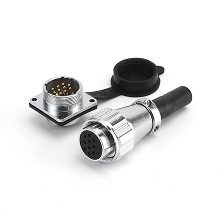 Zinc Alloy WS20 female mil 10SL-4S waterproof 2pin 3pin 4pin IP67 circular aviation connector