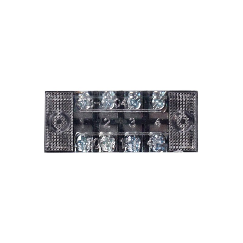 Hot Sale Terminal Block In Thermoplastic Case Electrical 15A IP20 With Screw 4 Pairs Terminal Block Connector High Quality