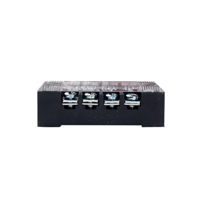 Hot Sale Terminal Block In Thermoplastic Case Electrical 15A IP20 With Screw 4 Pairs Terminal Block Connector High Quality