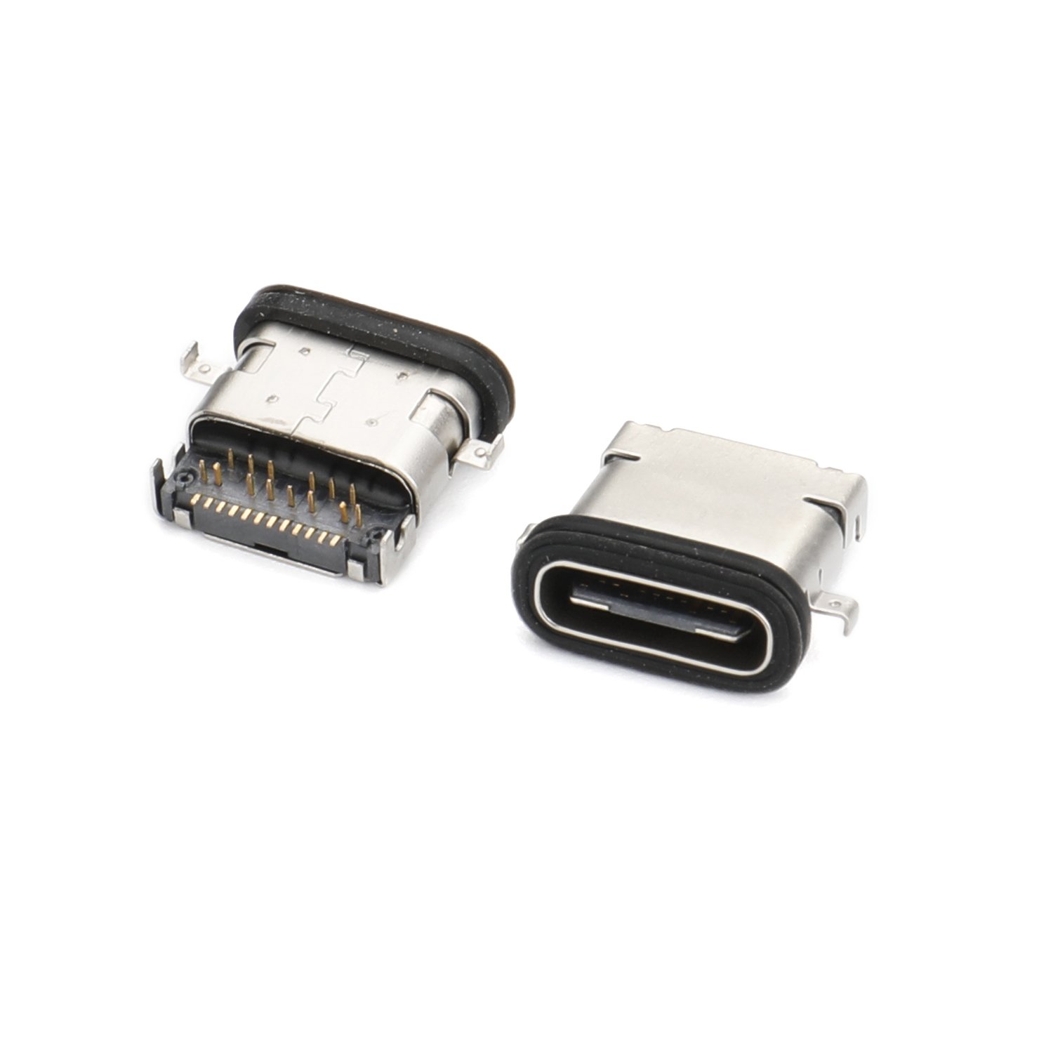 6 16 24 Pin usb 3.1 socket connector SMD usb to type c connector Vertical dip micro usb c connector socket