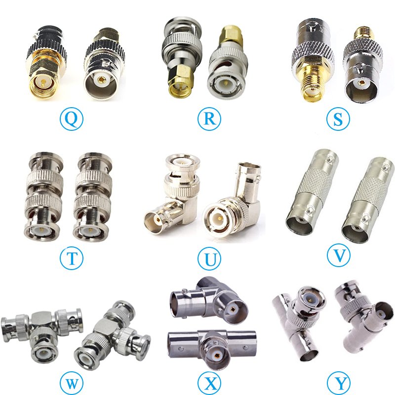 sma connector rp-sma Tee right angle adaptor BNC male TNC N-male N-female adapter straight