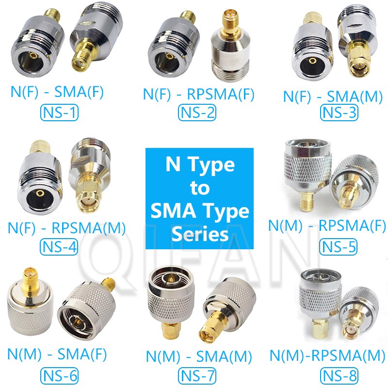 sma connector rp-sma Tee right angle adaptor BNC male TNC N-male N-female adapter straight