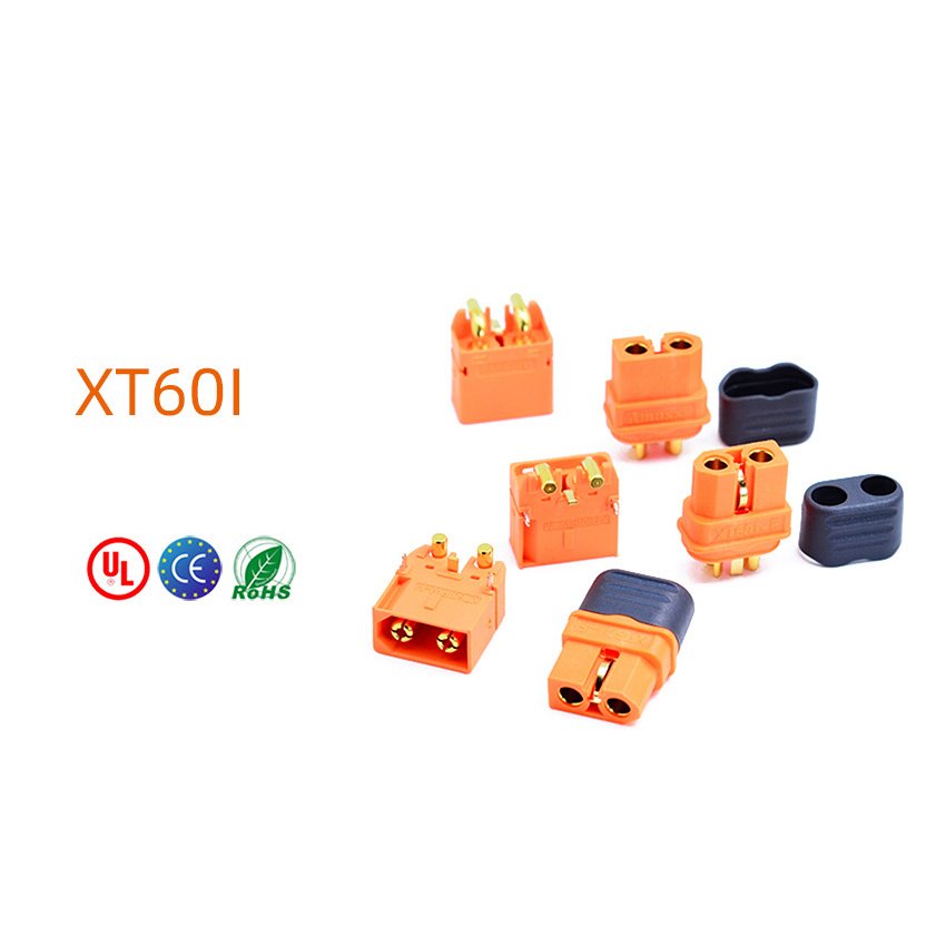Wholesale Orange Original Amass XT 60I XT-60I XT60IPW-M XT60I XT60IPW Male XT60I-F Female Connector Signal Pin Plug Connector