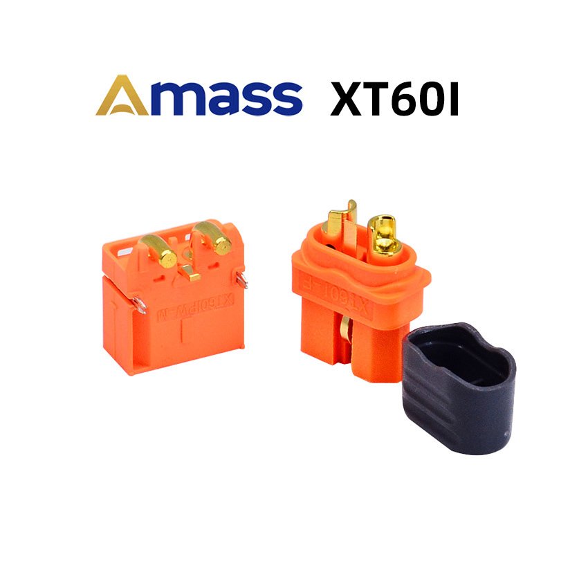 Wholesale Orange Original Amass XT 60I XT-60I XT60IPW-M XT60I XT60IPW Male XT60I-F Female Connector Signal Pin Plug Connector