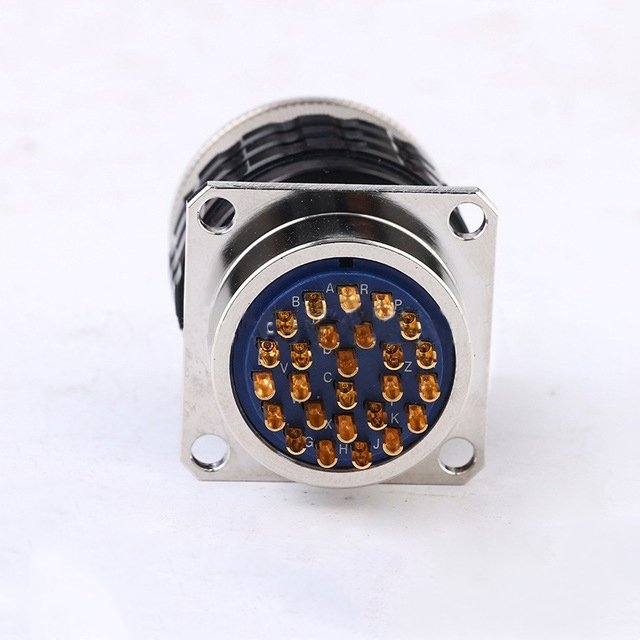 Manufacturers supply ECTA series 26pin connector Plugs and Receptacles Circular motor plug connectors Tail welding cables