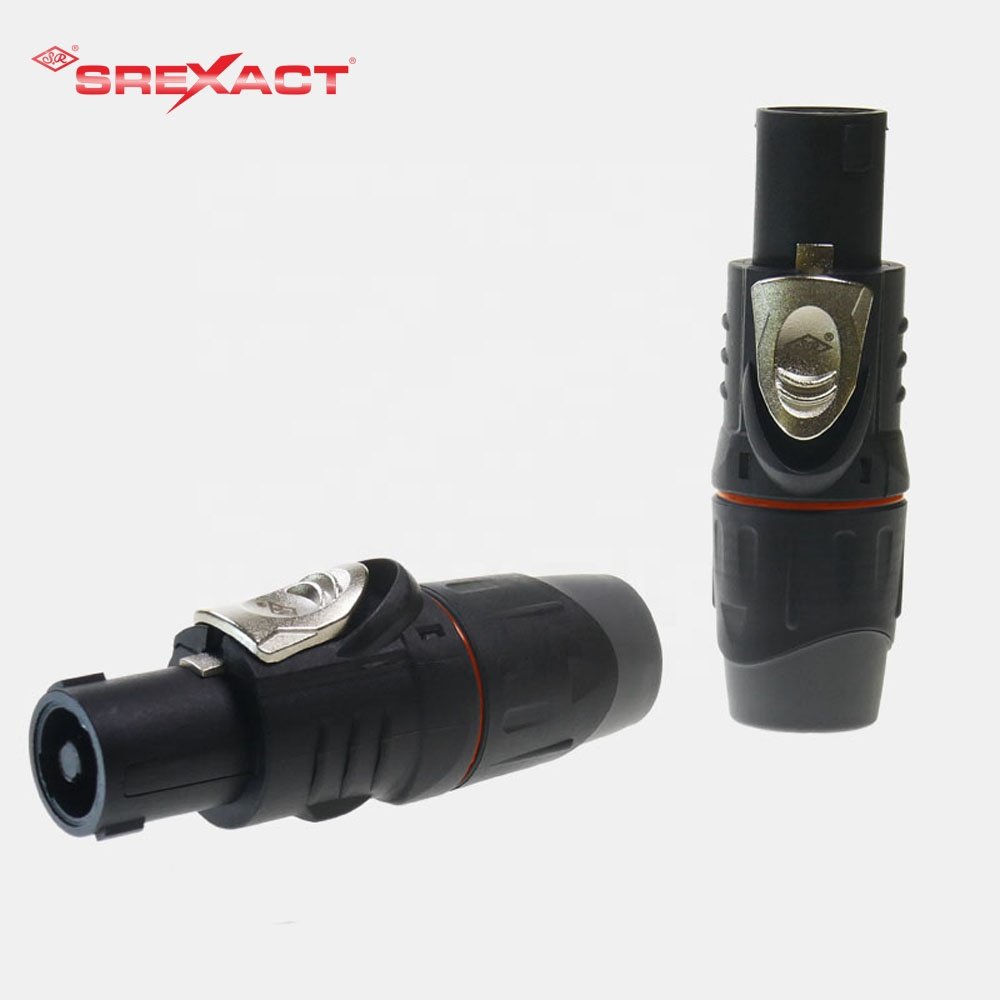 4 PIN screw type female speakon connector