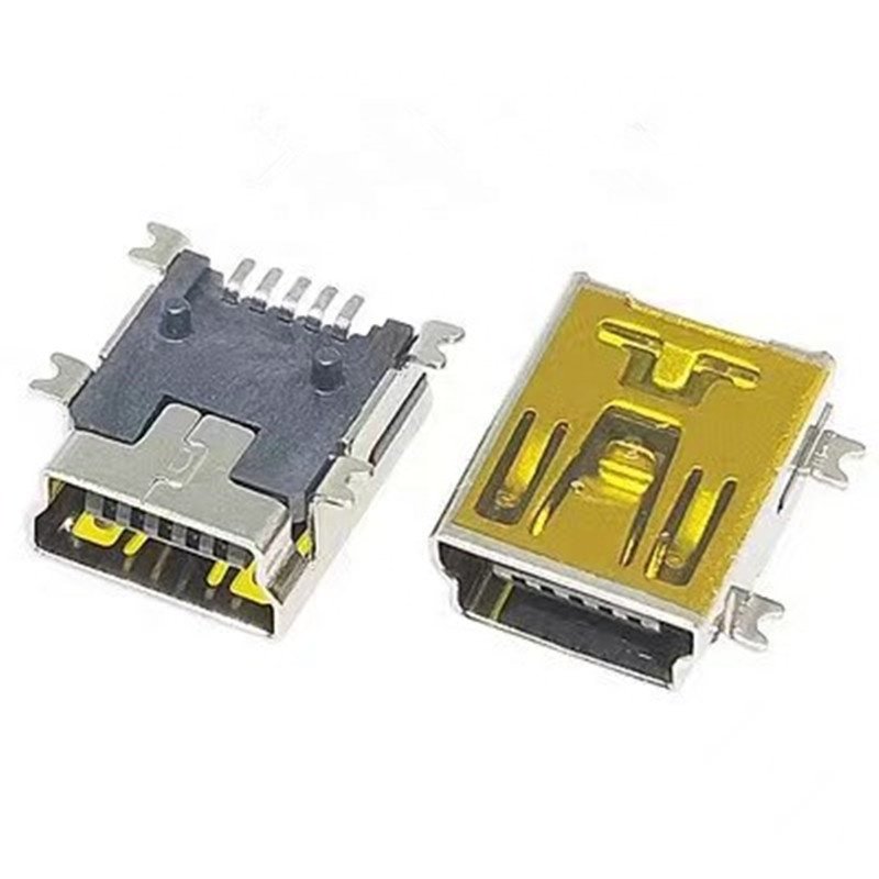 PCB Connector Mini USB 2.0 Type B SMT Horizontal 5 Contacts 5pin female type connector WR-COM