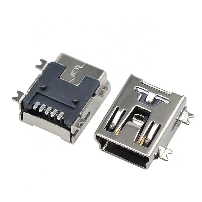 PCB Connector Mini USB 2.0 Type B SMT Horizontal 5 Contacts 5pin female type connector WR-COM