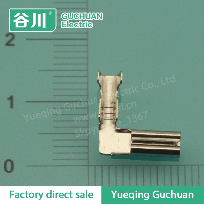 110 series,Brass Elbow flag terminal connector,battery terminal DJ627-2.8