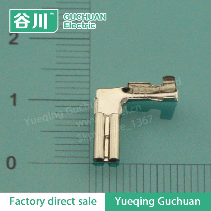 110 series,Brass Elbow flag terminal connector,battery terminal DJ627-2.8