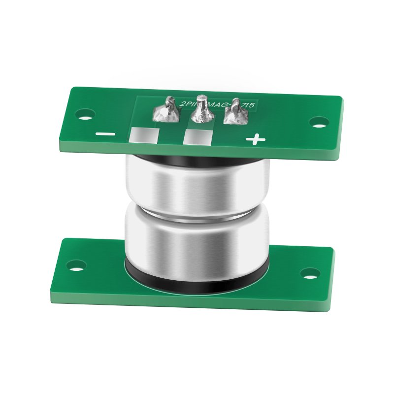 Circular 10mm Heavy Current 12V Male And Female Charging 5A Magnetic Connector PCB