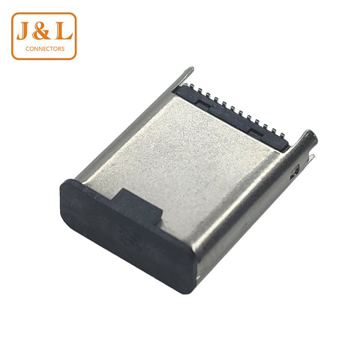 Hot 3.1 Male 24 Pin USB Plug Superspeed Board with 0.8mm Thickness USB Connector Type C 3.1 Straddle Mount for PCB Applications
