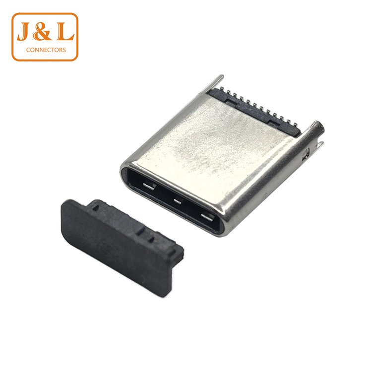 Hot 3.1 Male 24 Pin USB Plug Superspeed Board with 0.8mm Thickness USB Connector Type C 3.1 Straddle Mount for PCB Applications