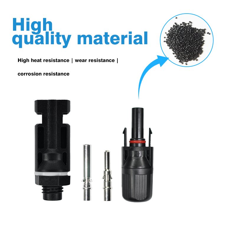 Shunkonn 1000V 1500V IP68 IP67 30A 50A DC solar pv cable wire solar panel connector for solar panel