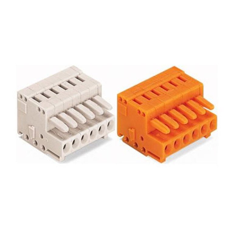 PA66 quick connector spring Factory wholesale OEM 1.5mm 2.5mm pitch Dual Single Row Female plugin spring connector