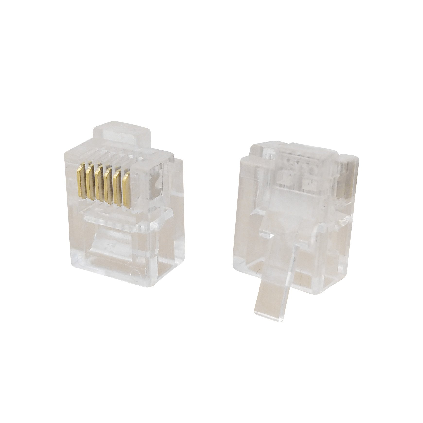 RJ12 6P6C Modular Connector male RJ11 6Pin Right Side Plug Compatible with LE.GO ev3 nxt robot motors