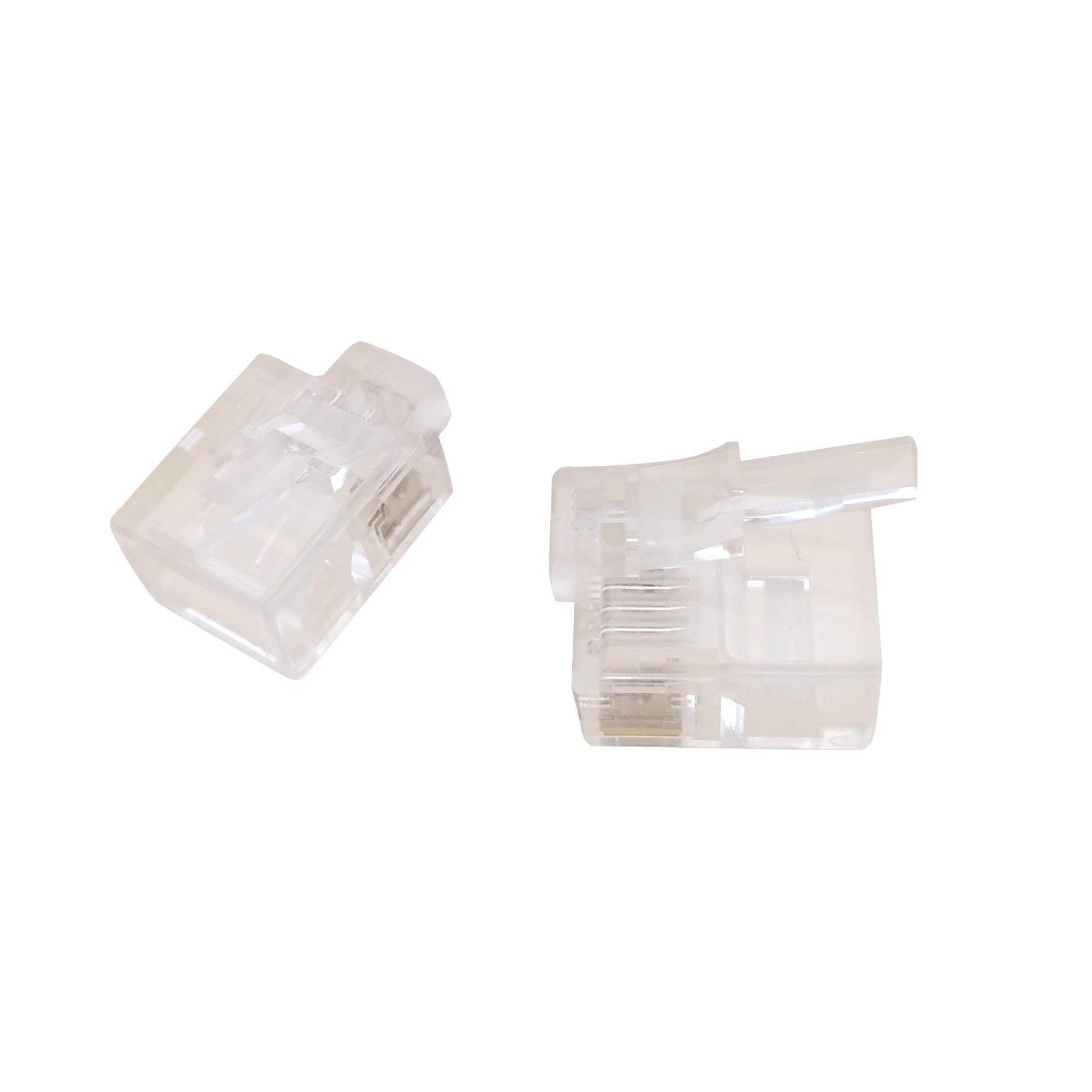 RJ12 6P6C Modular Connector male RJ11 6Pin Right Side Plug Compatible with LE.GO ev3 nxt robot motors